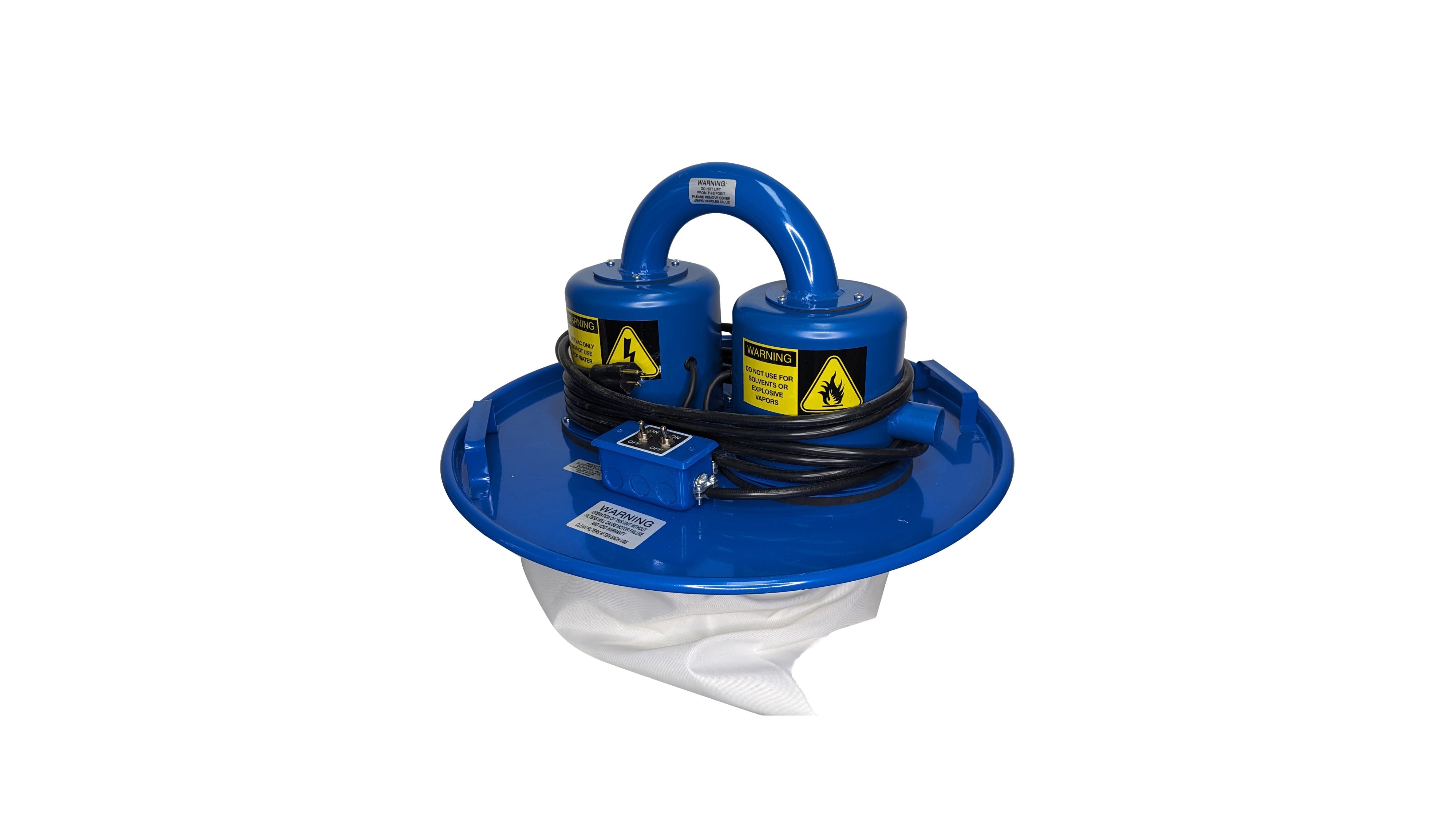 Turbine Twin 55 Gallon Top Industrial Blue