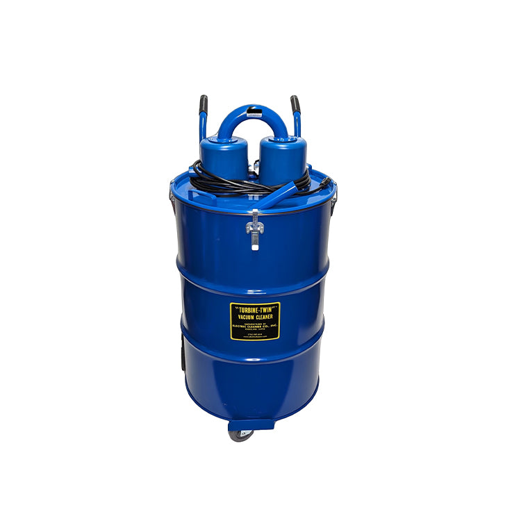 Turbine Twin 55 Gallon Industrial Blue USA