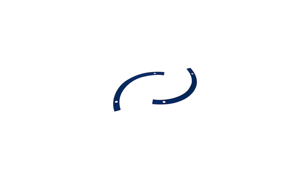 Turbine Twin Set Of Shroud Rings